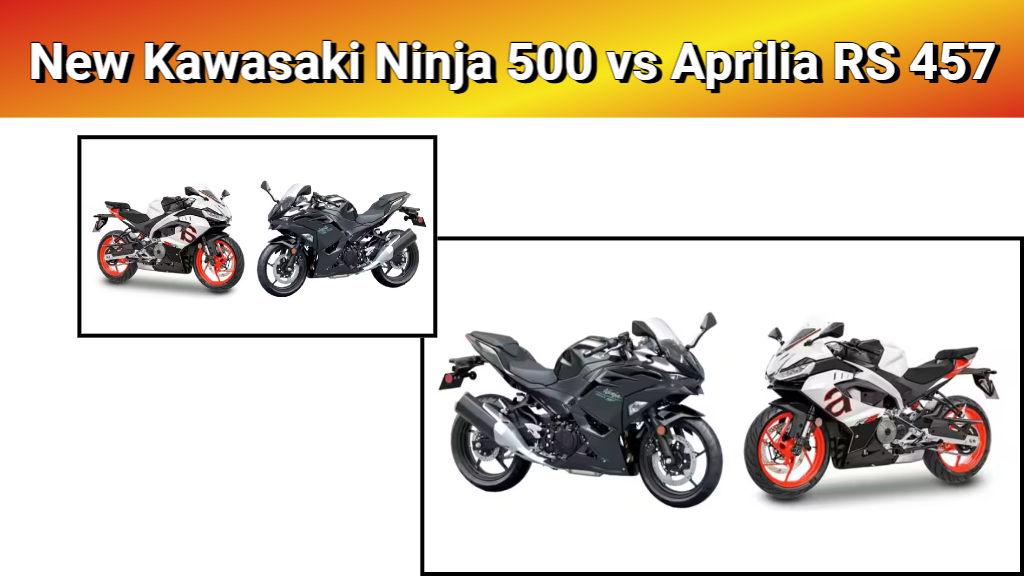 New Kawasaki Ninja 500 vs Aprilia RS 457